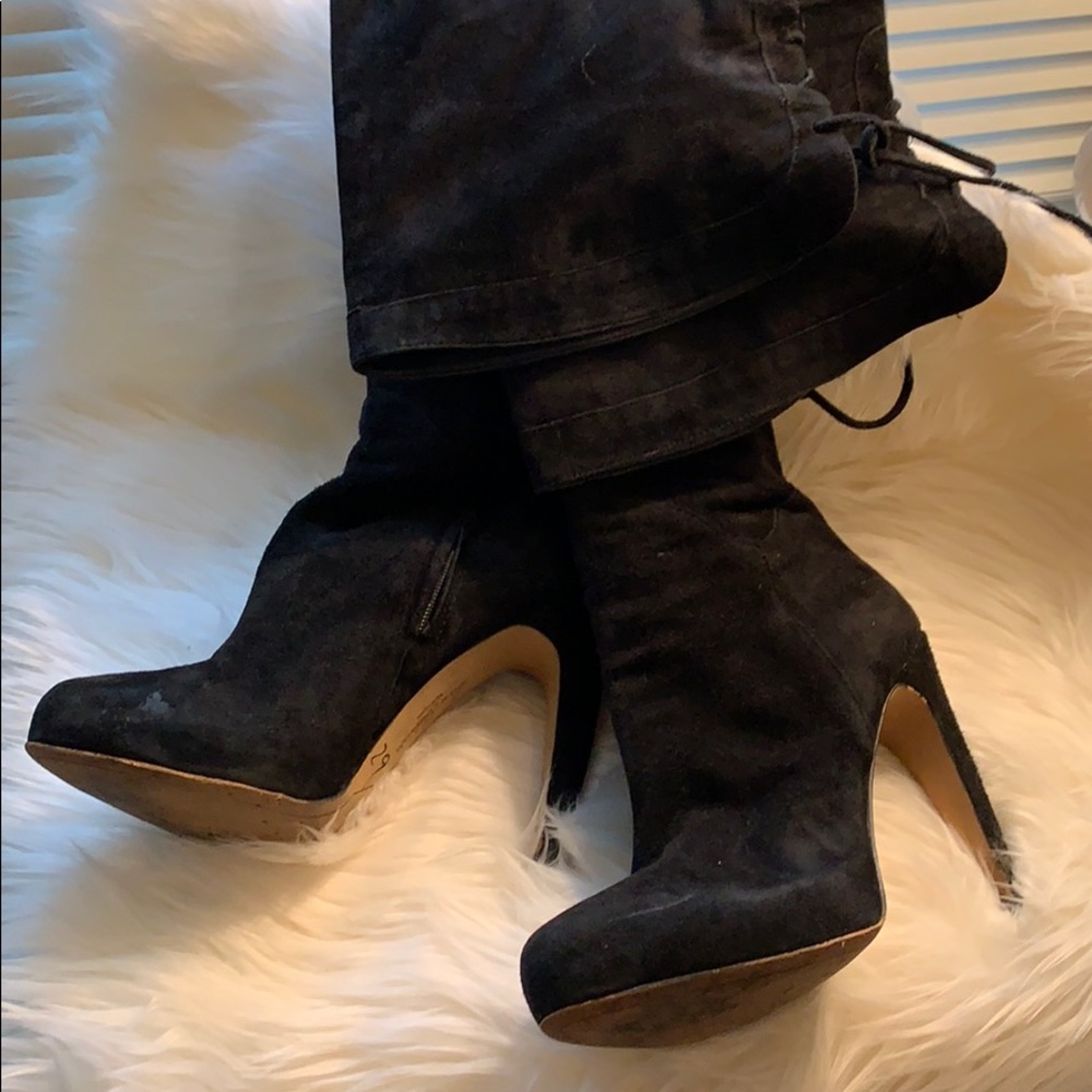 Sam Edelman OTK black boots “Kayla” | Sizes: 8